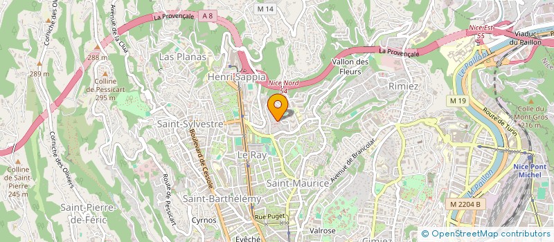 localisation de l'entreprise SCI LEXAN à NICE