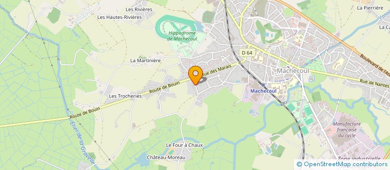 localisation de l'entreprise SCI LEXANA - JPS  MACHECOUL-SAINT-MEME