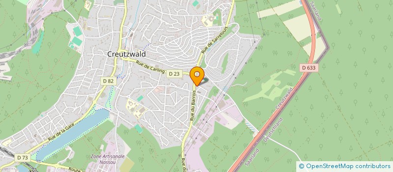 localisation de l'entreprise SCI LEXIANE  CREUTZWALD