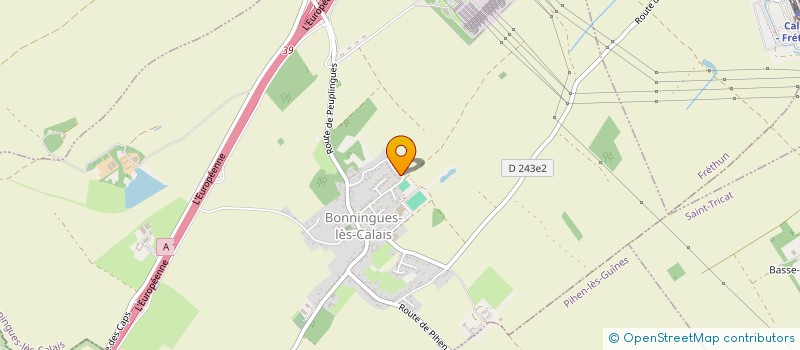 localisation de l'entreprise SCI LEXIMM  BONNINGUES-LES-CALAIS