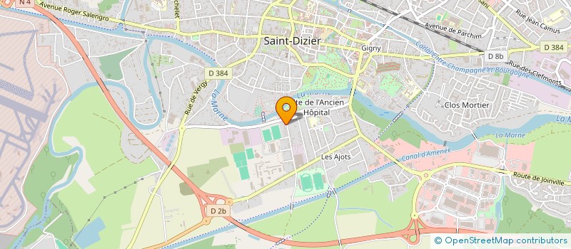 localisation de l'entreprise SCI LEYA  SAINT-DIZIER