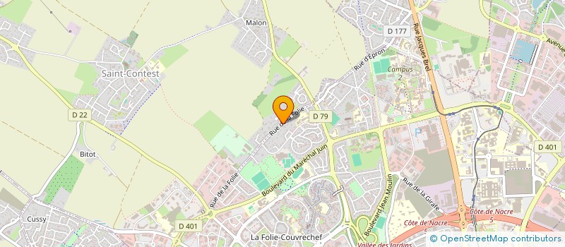 localisation de l'entreprise SCI LEYBERT à CAEN