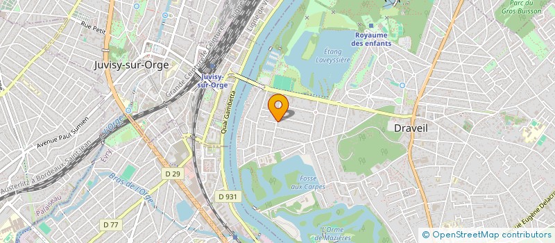 localisation de l'entreprise SCI LEYCA à DRAVEIL