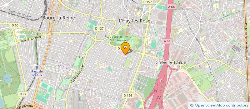 localisation de l'entreprise SCI LEYGUES  L'HAY-LES-ROSES