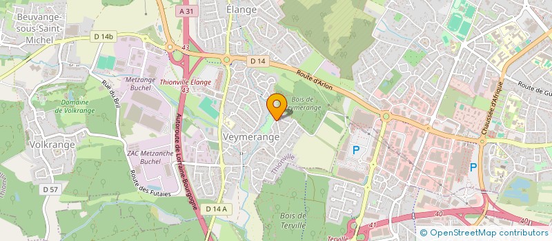 localisation de l'entreprise SCI LEYLARIN  THIONVILLE