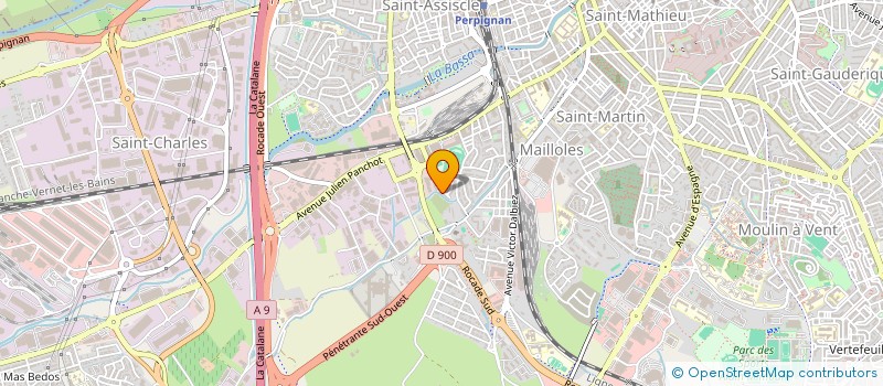 localisation de l'entreprise SCI LEYLOO  PERPIGNAN