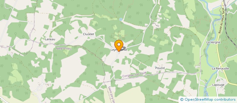 localisation de l'entreprise SCI LEYMERONIE  CORGNAC SUR L'ISLE