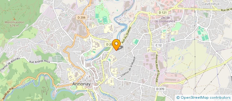 localisation de l'entreprise SCI LEYNIER à ANNONAY