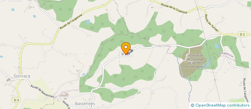 localisation de l'entreprise SCI LEYRO  BASTENNES