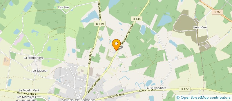 localisation de l'entreprise SCI LEYSER  SOINGS-EN-SOLOGNE