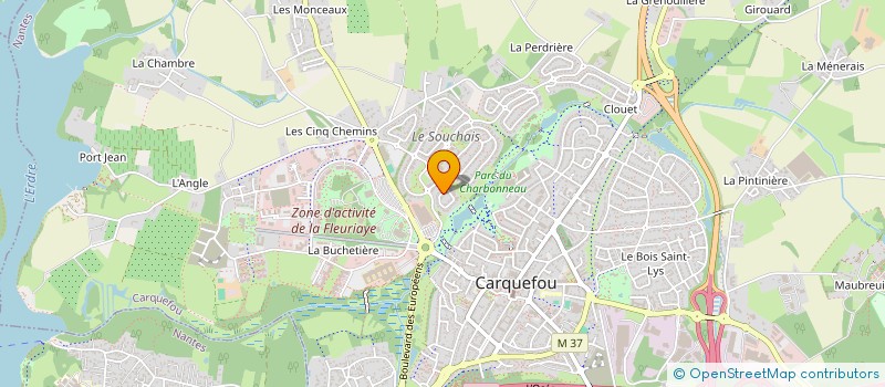 localisation de l'entreprise SCI LEZ AR KOAD  CARQUEFOU