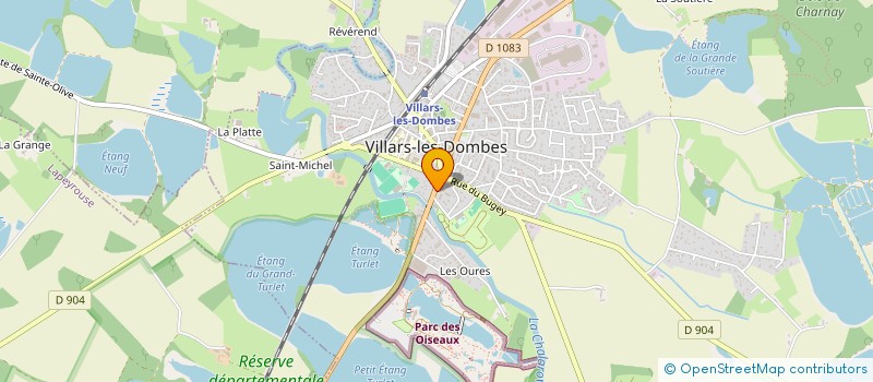 localisation de l'entreprise SCI LEZ CHALETS à VILLARS-LES-DOMBES