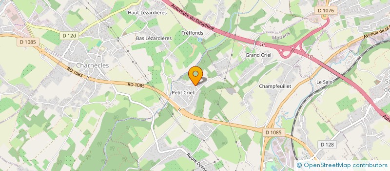 localisation de l'entreprise SCI LEZARDIERE LMFL  MOIRANS