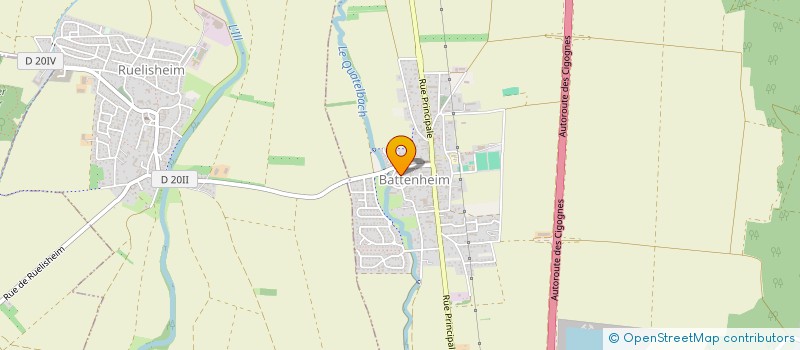 localisation de l'entreprise SCI LEZARTS CULTIVES  BATTENHEIM