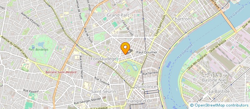 localisation de l'entreprise SCI LEZAT DUMAS  BORDEAUX