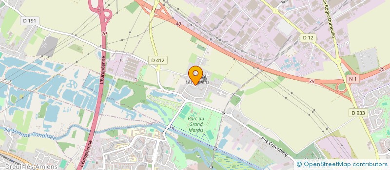 localisation de l'entreprise SCI LEZINFAN à AMIENS
