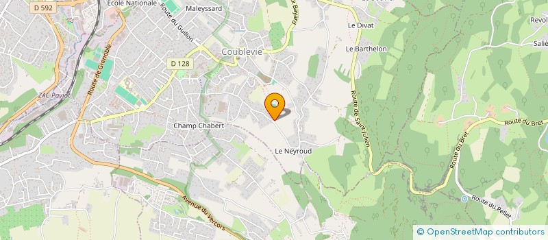 localisation de l'entreprise SCI LEZOTOLI  COUBLEVIE