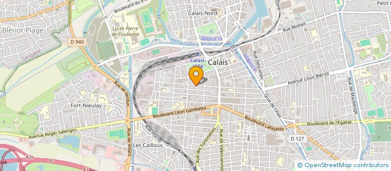 localisation de l'entreprise SCI LEZOVIC IMMO  CALAIS