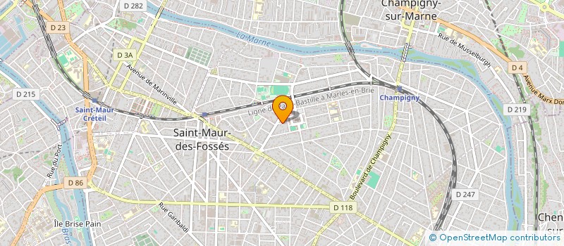 localisation de l'entreprise SCI LEZY PLC à SAINT-MAUR-DES-FOSSES