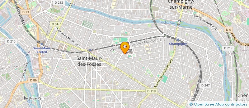 localisation de l'entreprise SCI LEZY PLM à SAINT-MAUR-DES-FOSSES