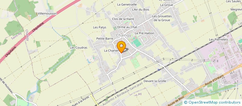 localisation de l'entreprise SCI LF  CHAINGY