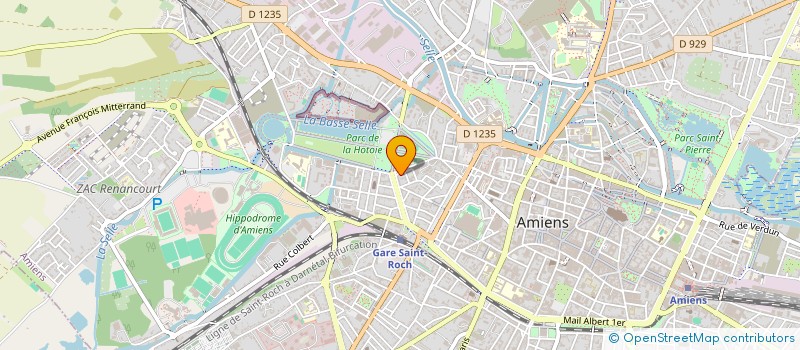 localisation de l'entreprise SCI LF à AMIENS