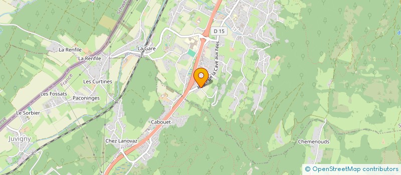 localisation de l'entreprise SCI LF  SCIEZ