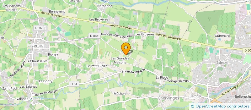 localisation de l'entreprise SCI LF COMBIER  GLEIZE