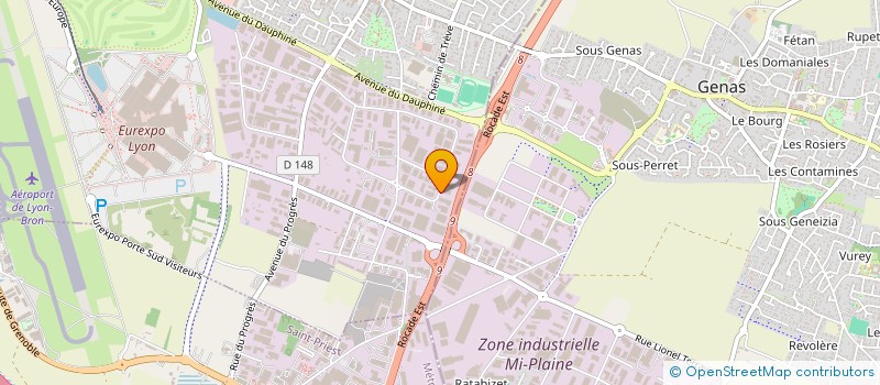 localisation de l'entreprise SCI LF REAL ESTATE  CHASSIEU