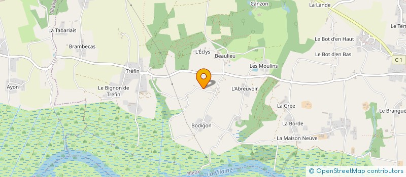 localisation de l'entreprise SCI LF2M  RIEUX