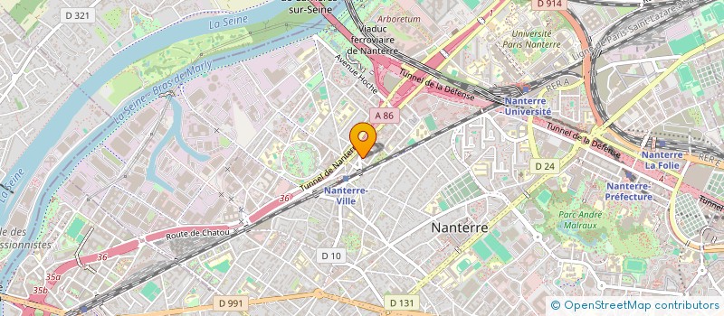 localisation de l'entreprise SCI LFB  NANTERRE