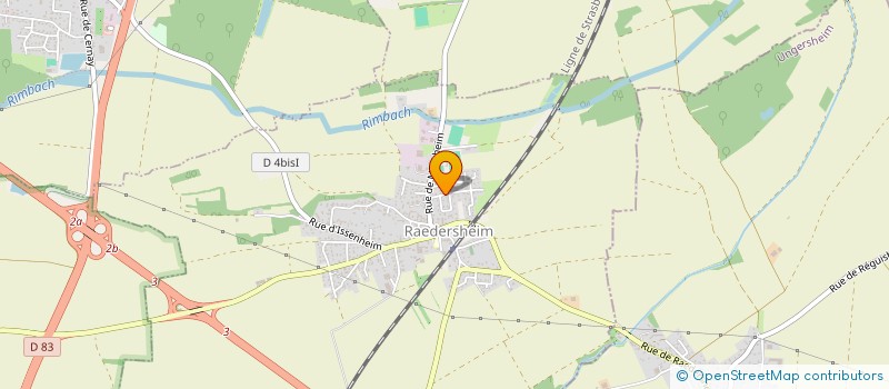 localisation de l'entreprise SCI LFC  MERXHEIM