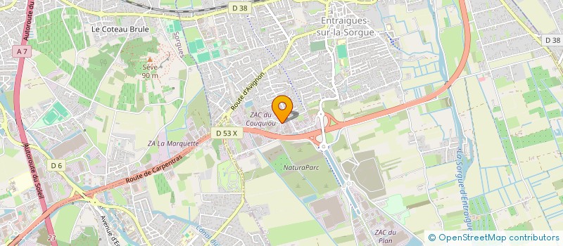 localisation de l'entreprise SCI LFC  ENTRAIGUES-SUR-LA-SORGUE