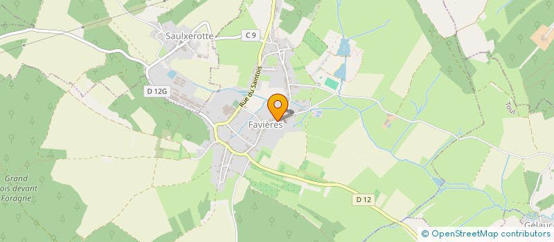 localisation de l'entreprise SCI LFC  FAVIERES