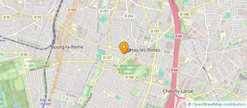 localisation de l'entreprise SCI LFCB  L'HAY-LES-ROSES