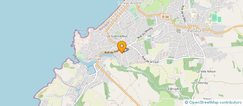 localisation de l'entreprise SCI LFG JUNIOR  PLENEUF-VAL-ANDRE