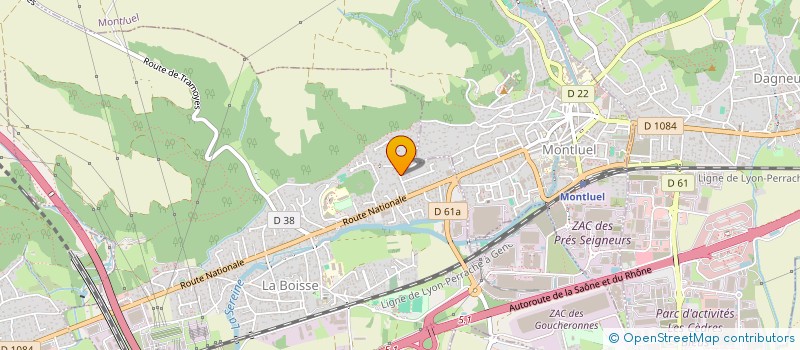 localisation de l'entreprise SCI LFH  LA BOISSE