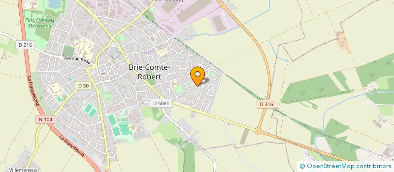 localisation de l'entreprise SCI LFIE  BRIE-COMTE-ROBERT