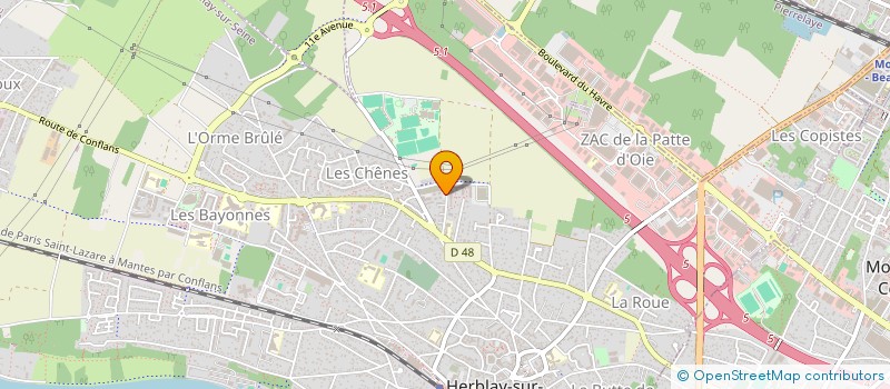 localisation de l'entreprise SCI LFIMMO  HERBLAY-SUR-SEINE