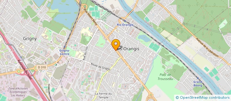 localisation de l'entreprise SCI LFK à RIS-ORANGIS