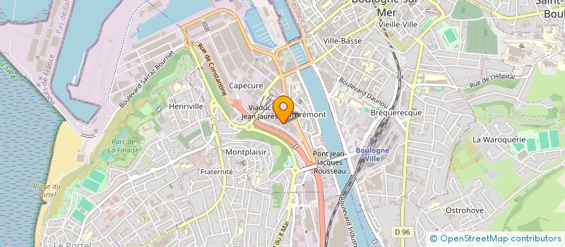 localisation de l'entreprise SCI LFM  BOULOGNE-SUR-MER