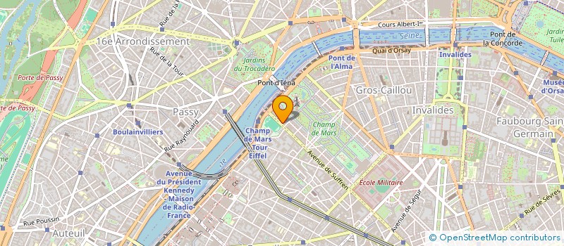 localisation de l'entreprise SCI LFP  PARIS