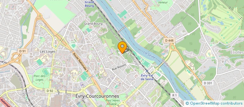 localisation de l'entreprise SCI LFP à EVRY-COURCOURONNES