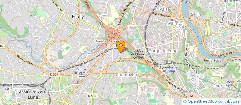 localisation de l'entreprise SCI LFS IMMOBILIER  LYON