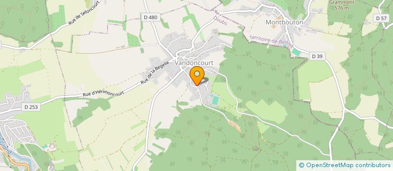 localisation de l'entreprise SCI LFV  VANDONCOURT