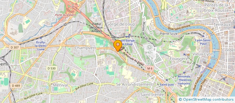 localisation de l'entreprise SCI LG 19  LYON