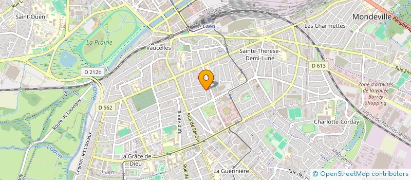 localisation de l'entreprise SCI LG.2 à CAEN