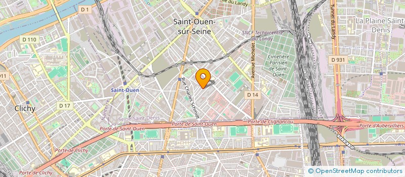localisation de l'entreprise SCI LG 26 à SAINT-OUEN-SUR-SEINE