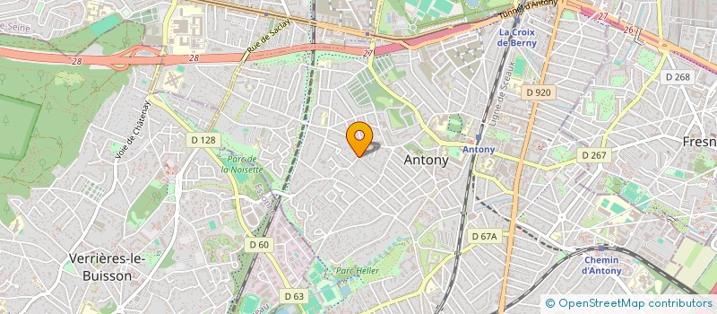 localisation de l'entreprise SCI LG à ANTONY