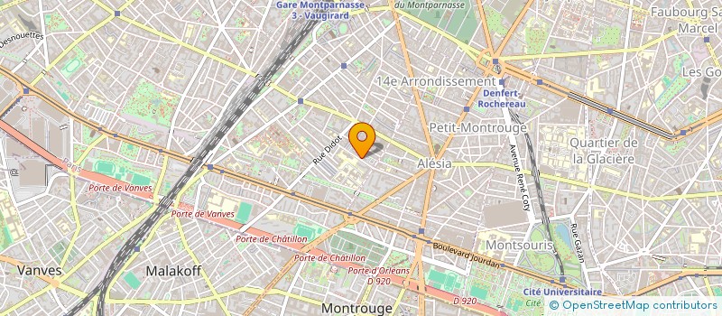 localisation de l'entreprise SCI LG  PARIS